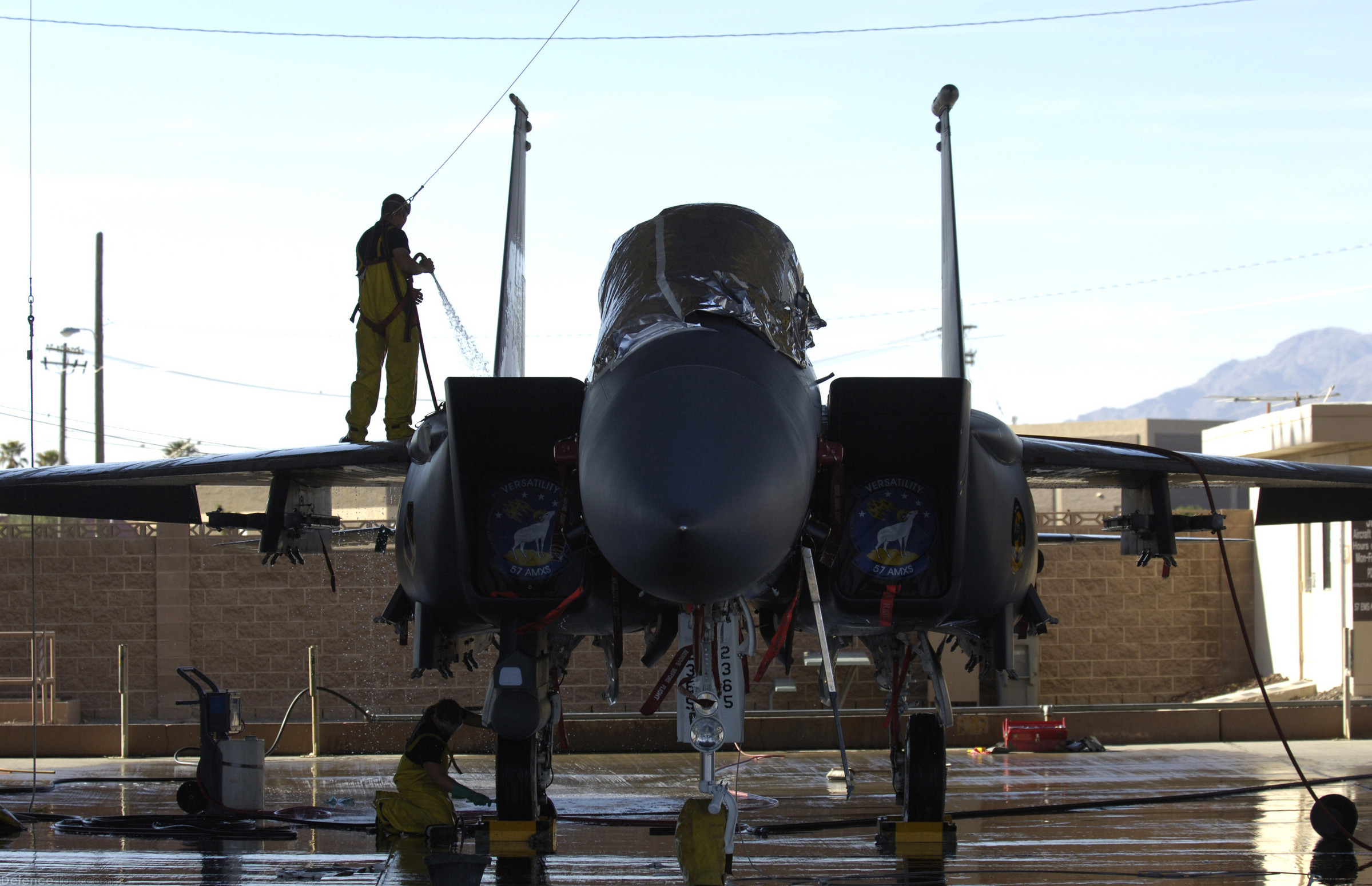 F-15E periodic cleaning, USAF