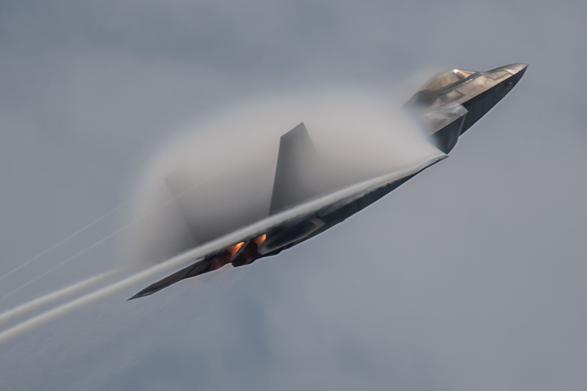 F-22 at the Singapore Airshow 2020