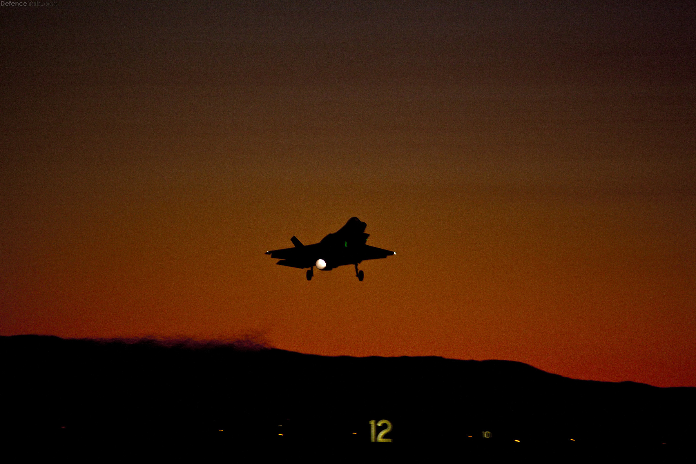 F-35A JSF Night Flight