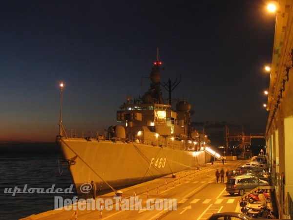 Frigate "Bouboulina" Sandard Class on port Hellenic Navy