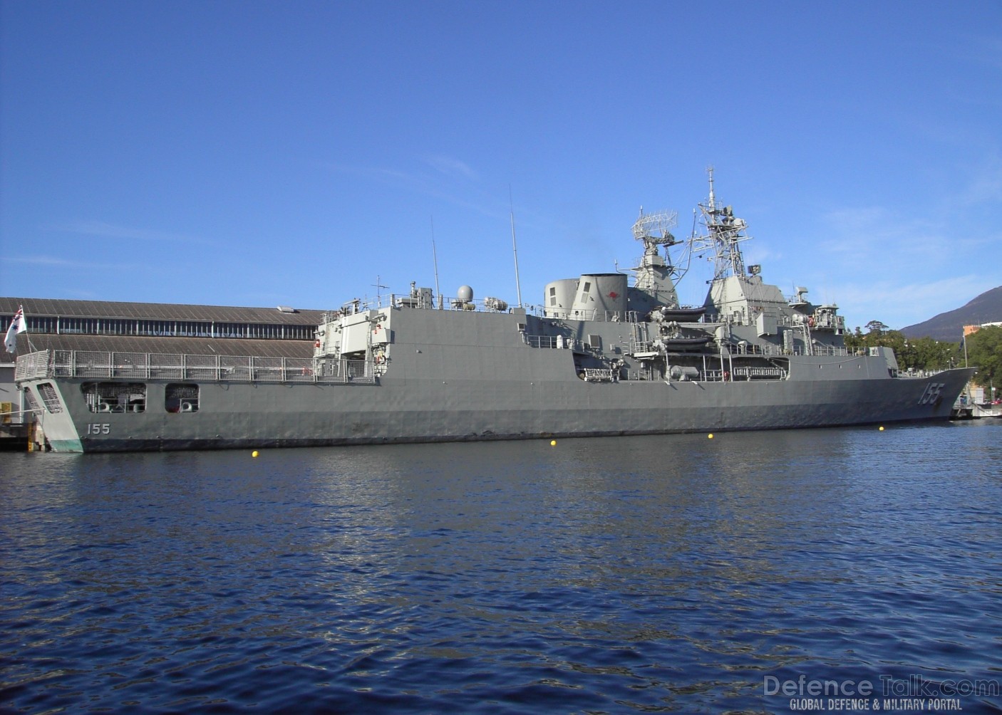 HMAS Ballarat FFH155 in Hobart March 2007