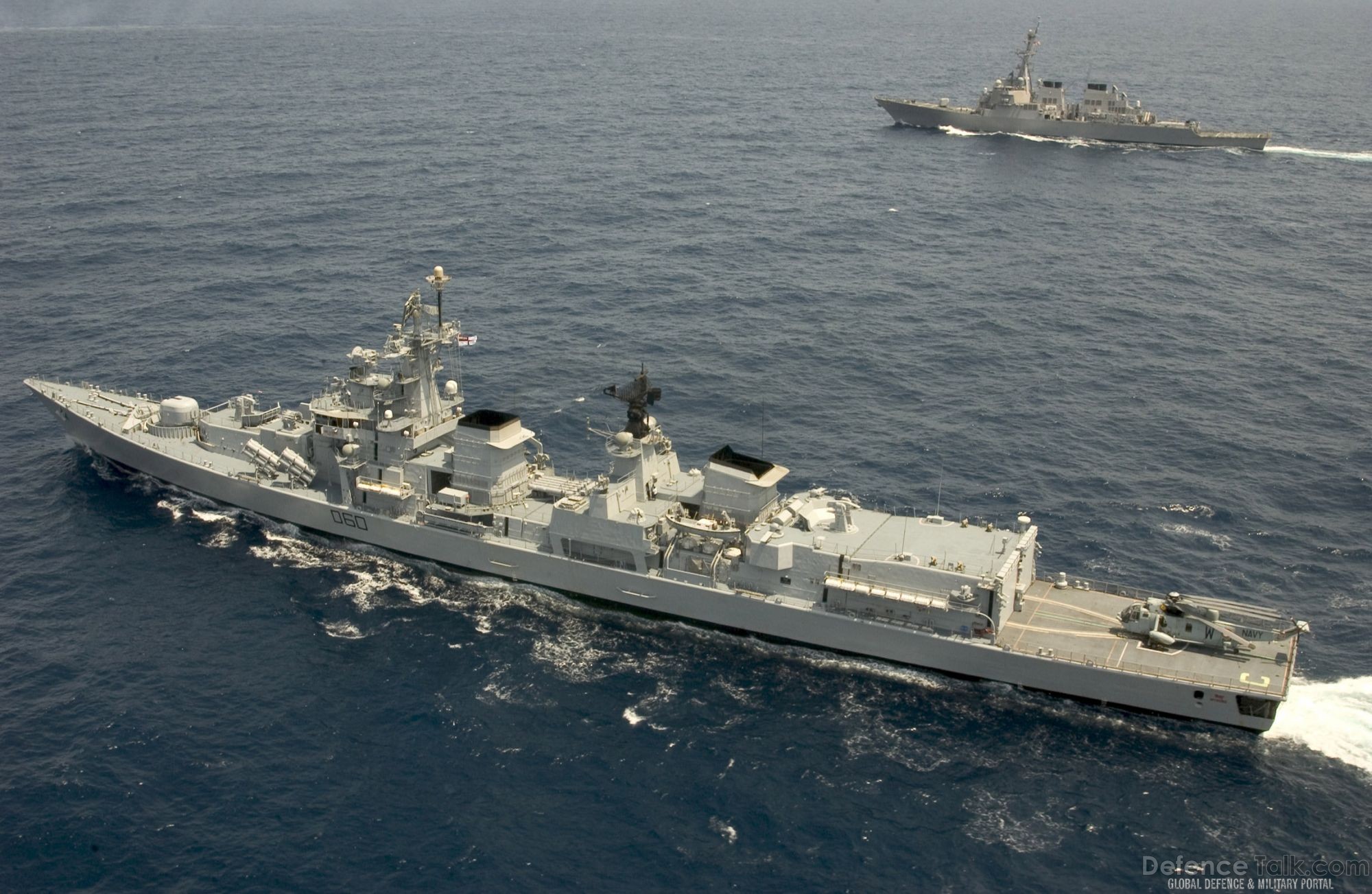 Indian Navy guided-missile destroyer - US, Indian Navy Exercise