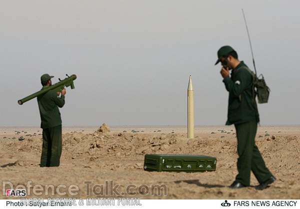 Iranian Missiles Fired during war games