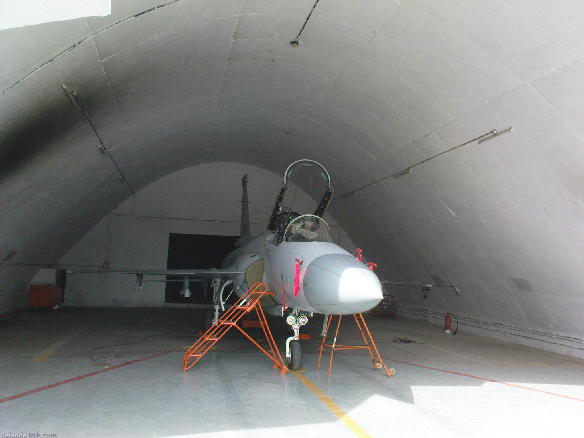 JF-17 Thunder in PAF hangar