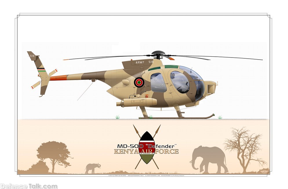 MD 500 DEFENDER Kenya Air Force