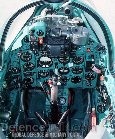 MIG 29 cockpit - Slovak Air Force