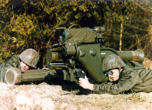 Milan II anti-tank guided gun