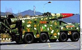 Pakistans "Shaheen" missile