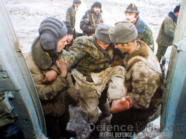 Russian Troops and war in Chechnya
