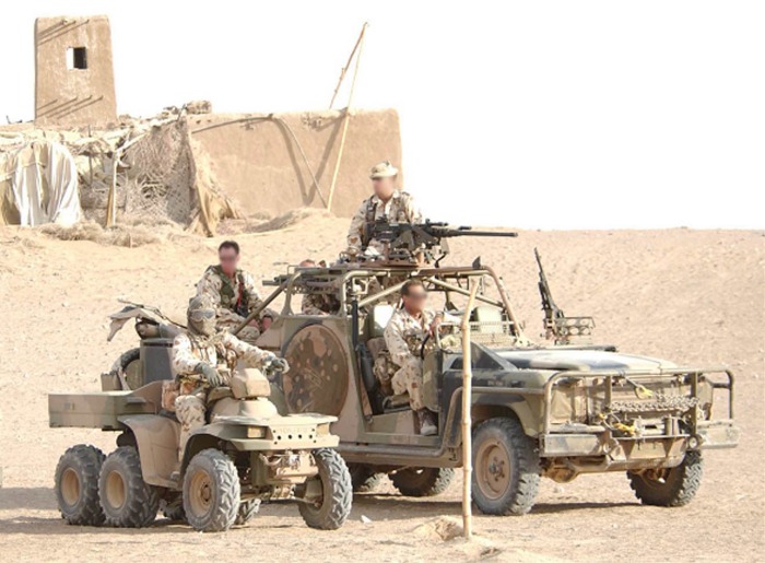 SASr Perentie 6x6 and 6x6 AWD in Afghanistan