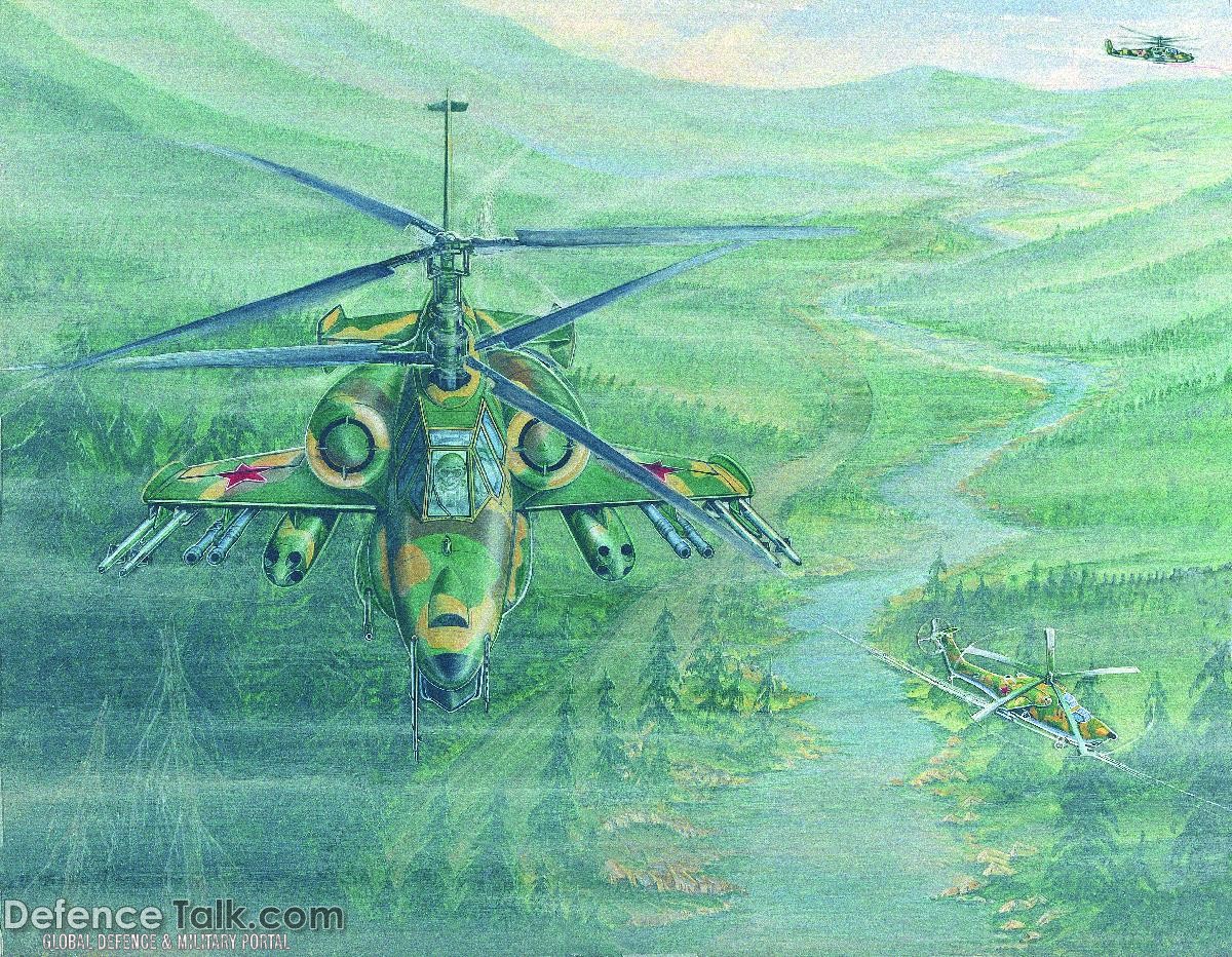 Soviet Hokum and Havoc Attack Helicopters - Military Weapons Art
