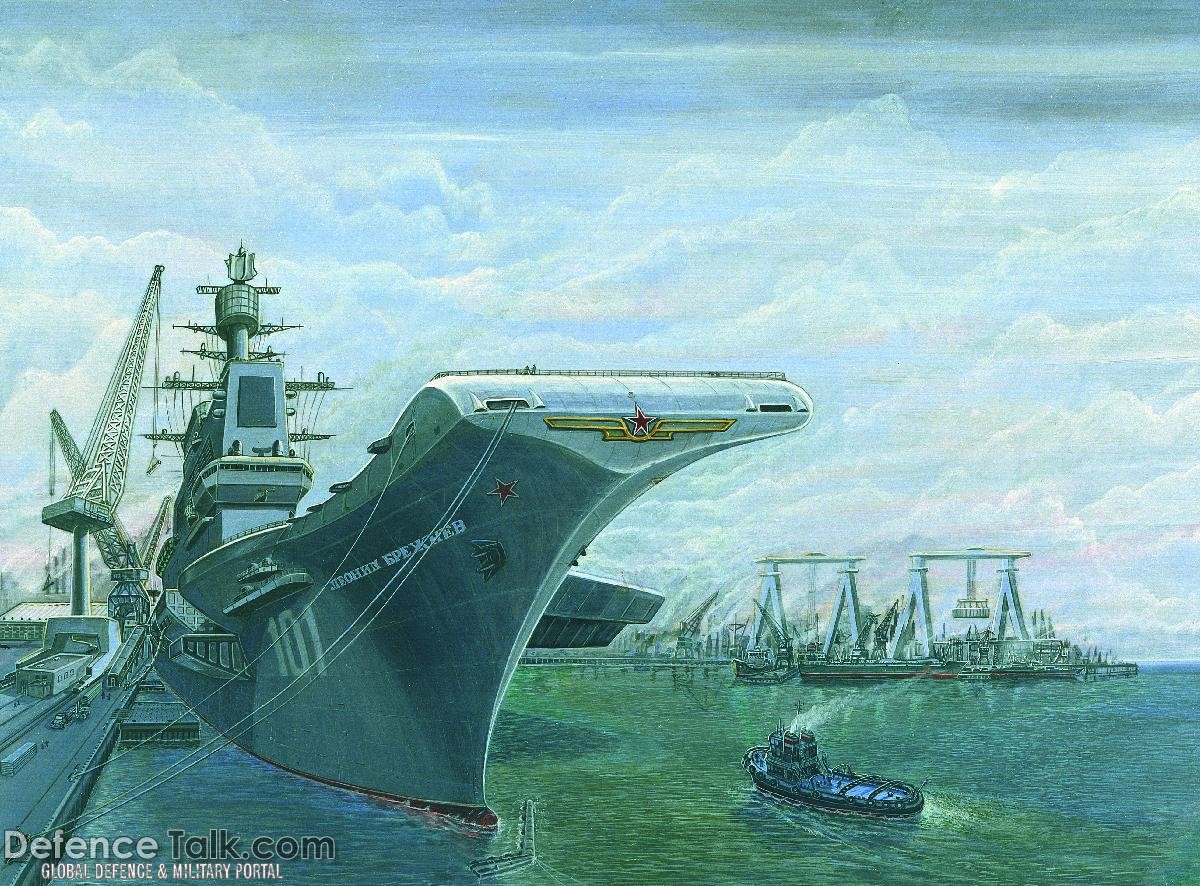 Soviet Tbilisi-Class Carrier - Military Weapons Art