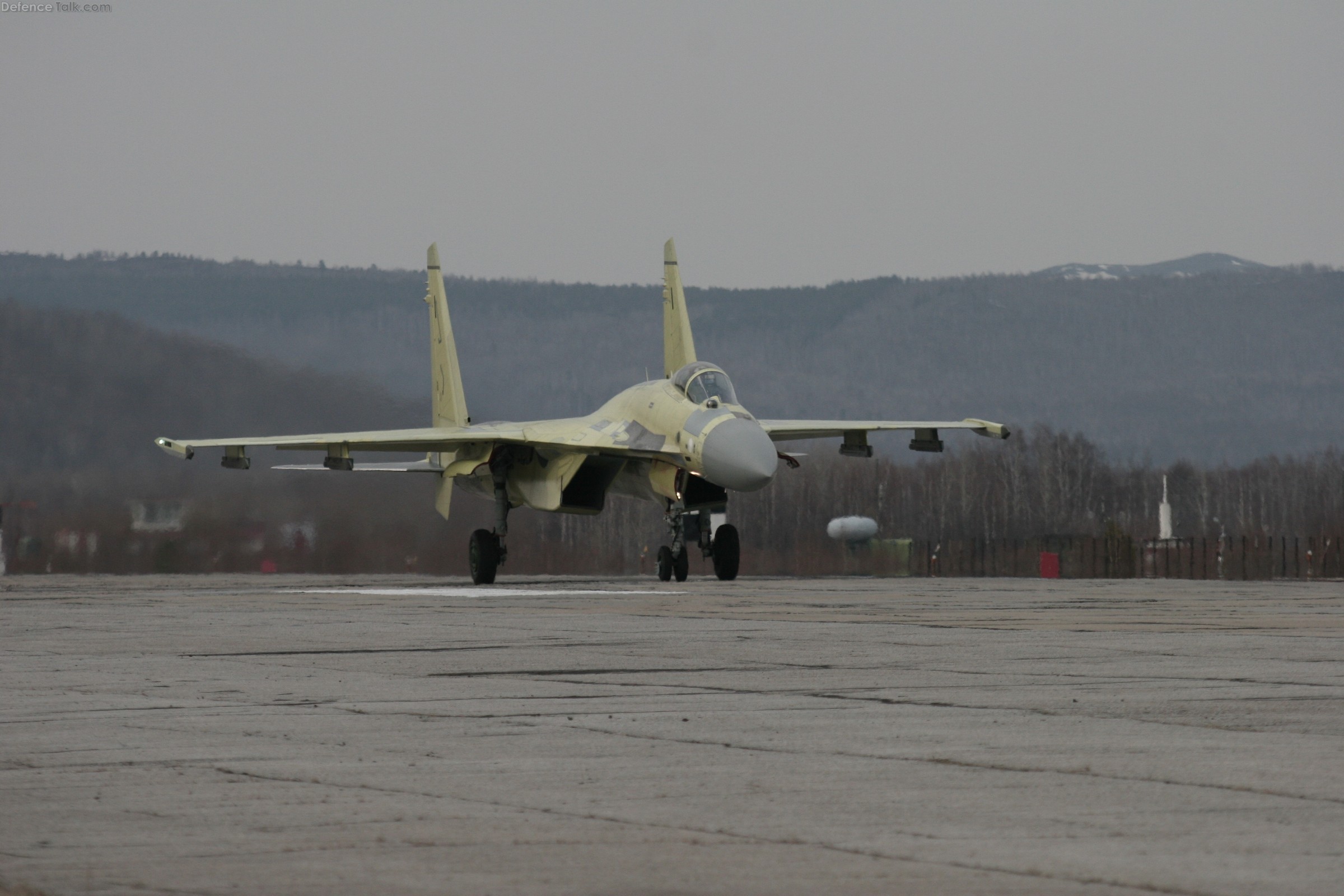 Su-35S First Serial Flight Test
