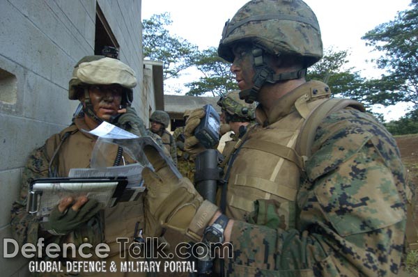 US Marines in Military Operation in Urban Terrain (MOUT)