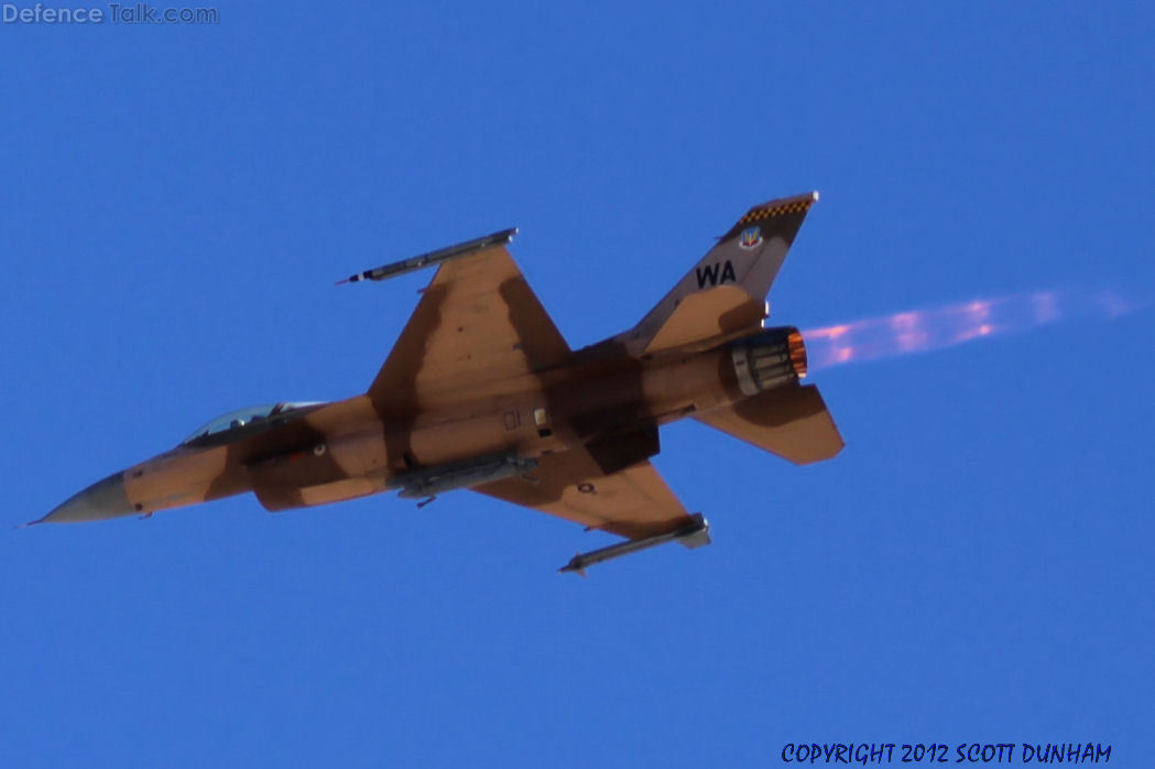 USAF Aggressor F-16 Falcon Fighter