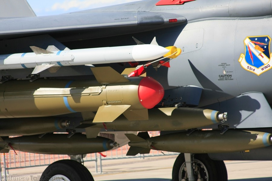 USAF F-15E Ordinance AIM-120C GBU-15 Mark 82