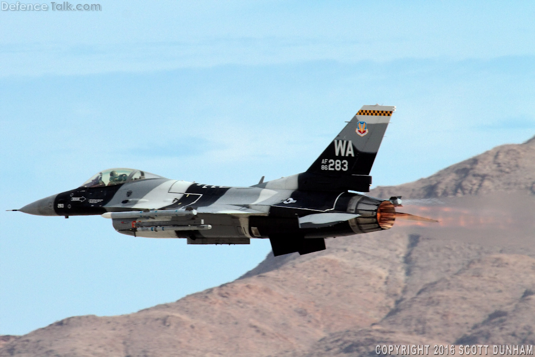 USAF F-16 Falcon Aggressor Squadron Fighter