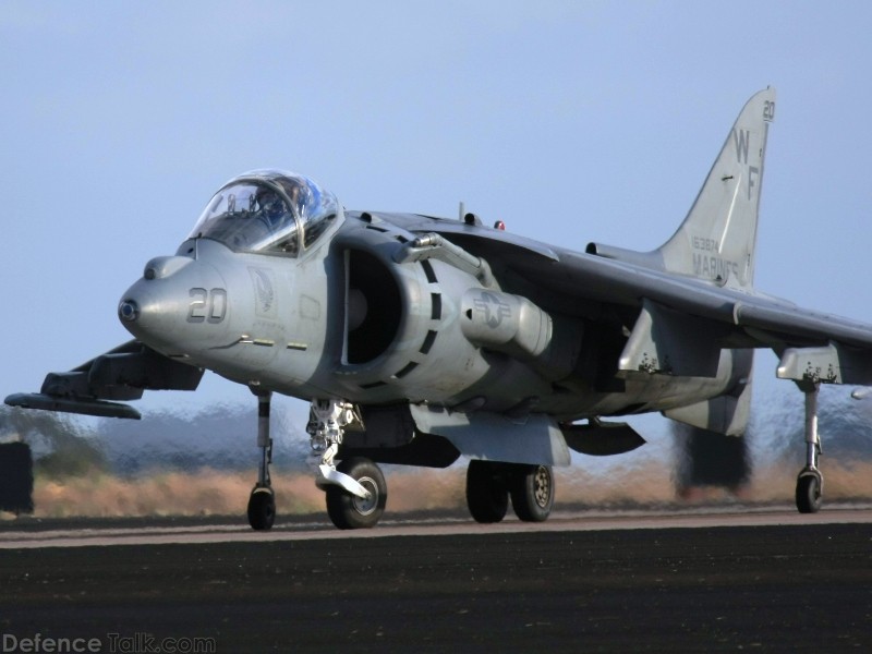 USMC AV-8B Harrier Close Air Support Fighter