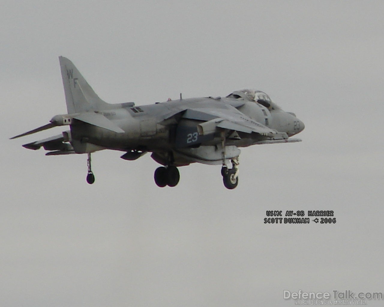 USMC AV-8B Harrier Close Air Support