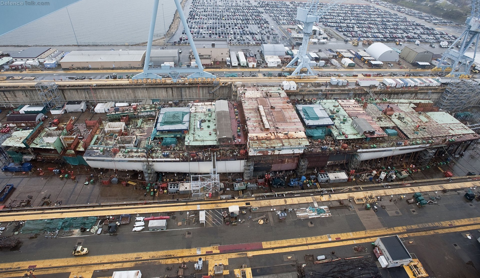 USS Gerald R. Ford, CVN-78 50% complete