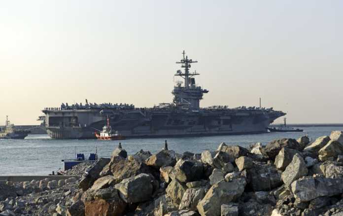 US navy USS Carl Vinson Aircraft Carrier