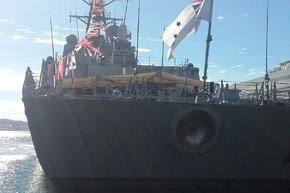 HMAS Hobart stern  Hobart Feb 18.jpg