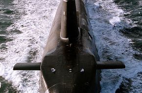 HMS VANGUARD IN THE CLYDE APPROACHES. SCOTLAND.