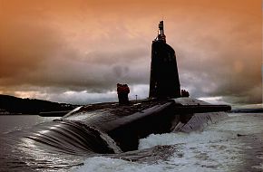 CRIMSON TIDE. Submarine off the coast of Scotland