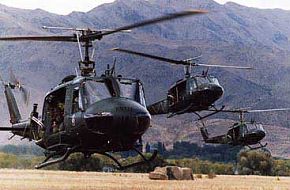 RNZAF Iroquois Helicopters