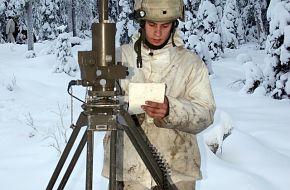 Infantry soldier with unknow instrument...