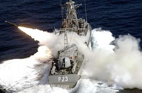 Missile Boat "Troupakis" LA COMBATTANTE III Hellenic Navy Fires!
