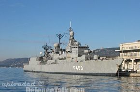 Frigate "Bouboulina" Sandard Class on port Hellenic Navy