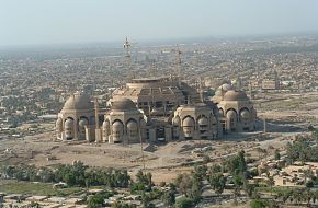 One of Saddams Palaces from the air over Baghdad