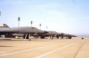 Rockwell B-1B\'s at Ellsworth A.F.B in 2002