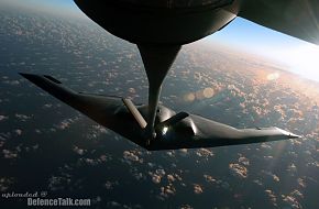 B-2 Spirit Stealth Bomber and KC-135 Stratotanker - US Air Force