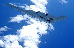 B-2 Spirit Stealth Bomber over the Pacific Ocean - US Air Force