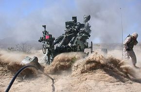 M777 Artillery Firing