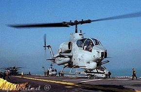 AH-1W Cobra Attack Helicopter - US Army