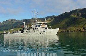 Inshore Patrol Boat Kiwi at Akaroa harbour