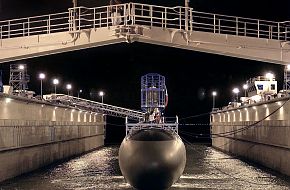 Launch of Texas (SSN 775) - nuclear-powered submarine - US Navy