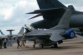 US Air Force (USAF) F-16 at the ILA2006 Air Show