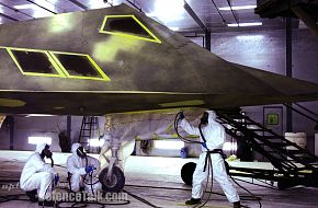 F-117 Nighthawk in Raptor color - United States Air Force (USAF)