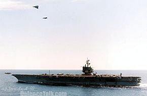 USS Enterprise from an Escort - US Navy