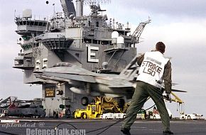 F-14 of US Navy Flight Deck Landing