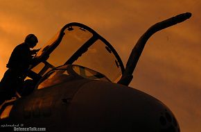 Canopy of an EA-6B Prowler - Valiant Shield 2006.