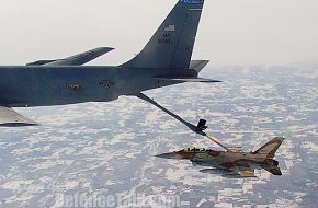 IAF F-6I sufa refueling with KC-135, Israel