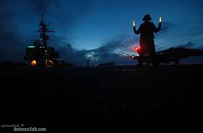 flight deck of USS Kitty Hawk (CV 63) - Valiant Shield 2006