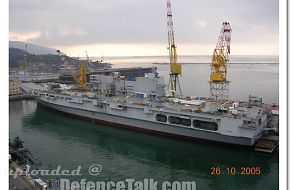 "Cavour" aircraft  carrier under construction - Italian Navy