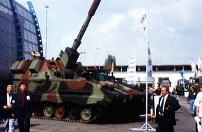 Krab 155 mm howitzers - Polish Army Artillery