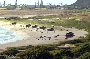 Marines from USS Rushmore (LSD 47) - Amphibious Assault Ship